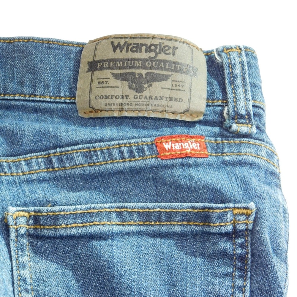 Wrangler Classic Straight Stretch Jeans Boys 8 Regular Medium Wash - Picture 4 of 9